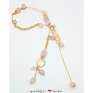 COLLANA IN QUARZO ROSA