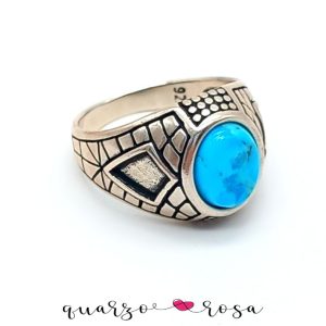 ANELLO IN TURCHESE DA UOMO