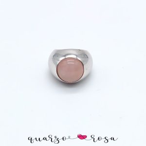 ANELLO IN QUARZO ROSA