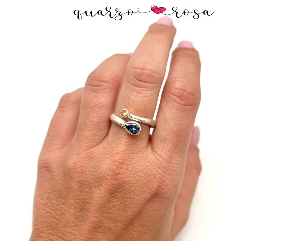 ANELLO IN TANZANITE - immagine 3