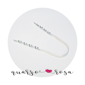 NETTALINGUA IN RAME PLACCATO E ARGENTO