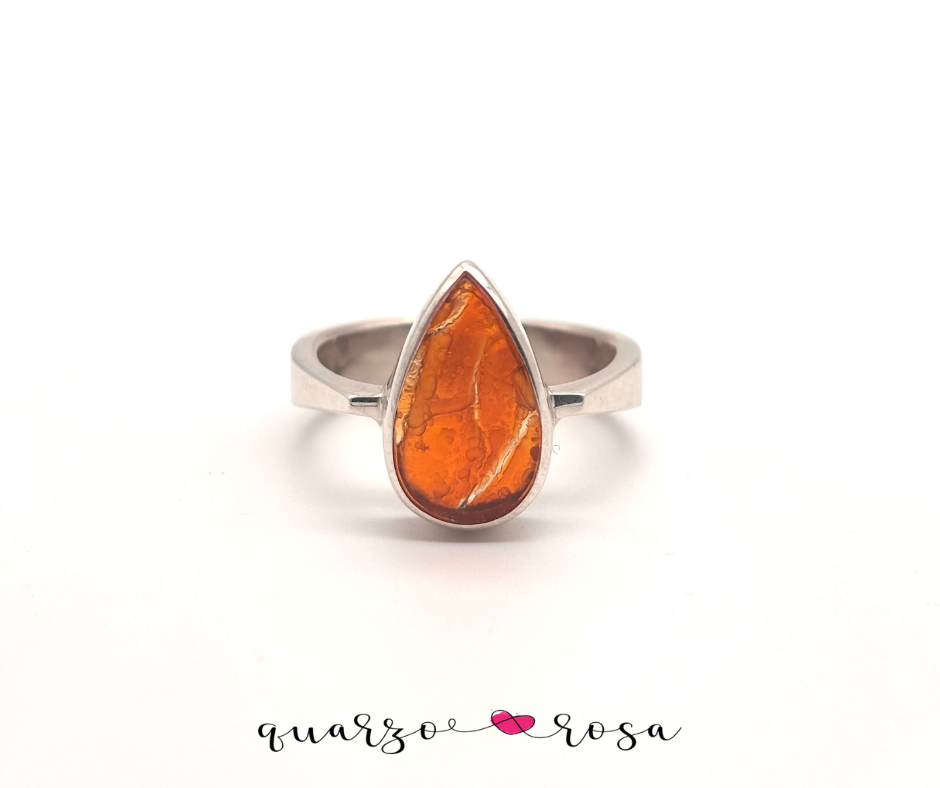 ANELLO IN OPALE DI FUOCO - immagine 3