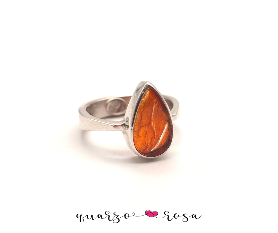 ANELLO IN OPALE DI FUOCO